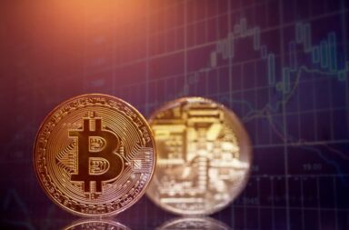 золотой биткоин